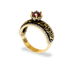 Arabic Love Gold Ring - Image 3