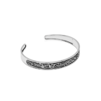 Arabic Gold Cuff Bracelet - Image 3