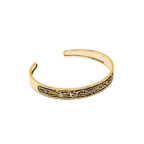 Arabic Gold Cuff Bracelet - Image 5