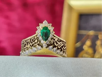 emerald wedding ring