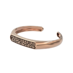 Gold Arabic Cuff Bracelet - Image 7