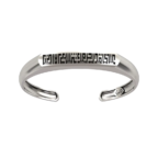 Arabic Silver Cuff Bracelet - Image 4
