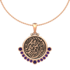 Arabic Love Gold Necklace - Image 13