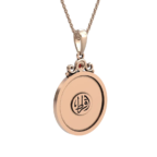 calligraphy Gold Necklace - Be Everything To Yourself - Image 14