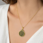calligraphy Gold Necklace - Be Everything To Yourself - Image 2