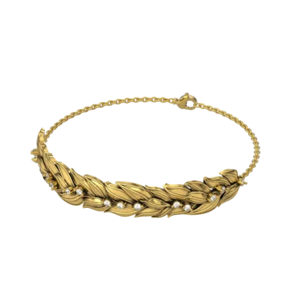 gold olive bracelet