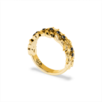 Gold Olive Branch Ring - Image 7