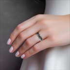 Gold Olive Branch Ring - Image 2