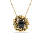 Gold Olive Wreath Necklace - Image 7