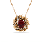 Gold Olive Wreath Necklace - Image 9