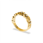 Gold Olive Branch Ring