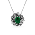 Gold Olive Wreath Necklace - Image 3