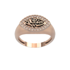 Royal Aseela Gold Ring - Image 4