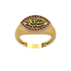 Royal Aseela Gold Ring - Image 19