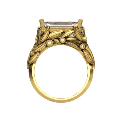 olive branch royal ring