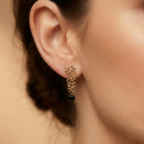 Kaaba Gold Earrings - Image 2