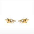Gold Olive Earrings