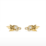 Gold Olive Earrings