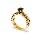 Olive gold Branch Diamond Ring - Image 3