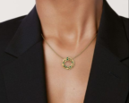 Gold Olive Wreath Necklace - Image 2