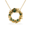 Gold Olive Wreath Necklace