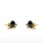 Gold Olive Wreath Earrings - Image 7