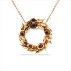 Gold Olive Wreath Necklace - Image 5