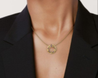 Gold Olive Wreath Necklace - Image 8