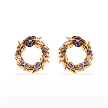 Gold Olive Earrings