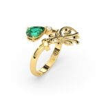 Anchor of Faith - “ ya rab” Emerald ring - Image 3
