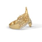 Her Free Heart Gold Ring - Image 3