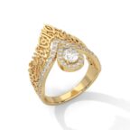 Her Free Heart Gold Ring - Image 4