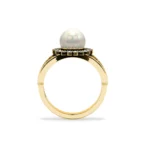 The Hidden Pearl – Gold, Diamond & Calligraphy Ring - Image 17