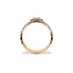 Sweetened by You – Gold & Diamond Arabic Ring - Image 9