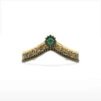 Crown of Ambition – Diamond Arabic Gold Bracelet - Image 12