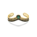 Crown of Ambition – Diamond Arabic Gold Bracelet