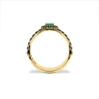 Sweetened by You – Gold & Diamond Arabic Ring - Image 6