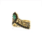 Sweetened by You – Gold & Diamond Arabic Ring