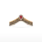 Crown of Ambition – Diamond Arabic Gold Bracelet - Image 16