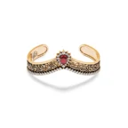 Crown of Ambition – Diamond Arabic Gold Bracelet - Image 17