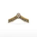 Crown of Ambition – Diamond Arabic Gold Bracelet - Image 8