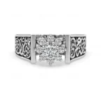 Star of My Life – Diamond Arabic Gold Ring - Image 6