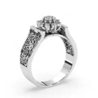 Star of My Life – Diamond Arabic Gold Ring - Image 12