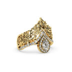Heartbeat Arabic Gold Ring - Image 7