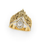Heartbeat Arabic Gold Ring - Image 9