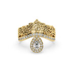 Heartbeat Arabic Gold Ring - Image 10
