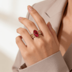 Heart’s Haven Gold Ring - Image 9
